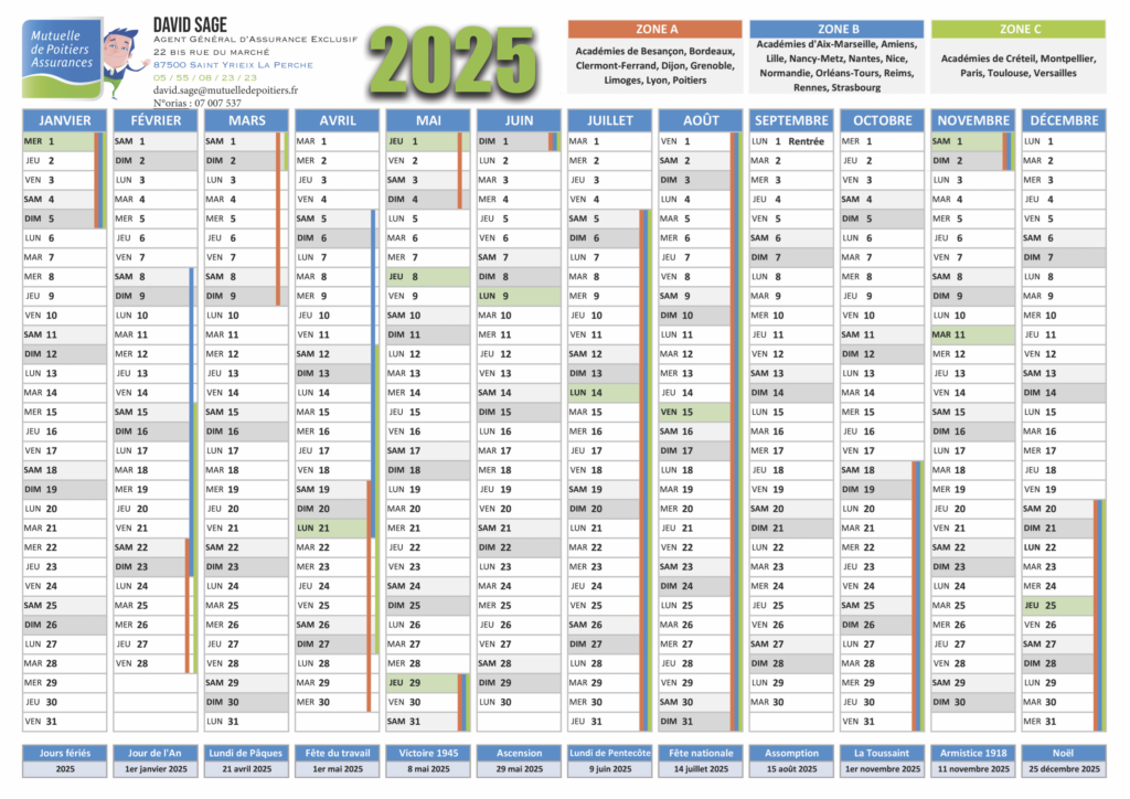 calendrier calendrier